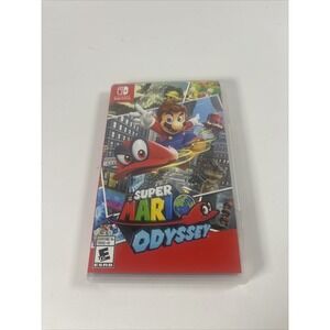 Super Mario Odyssey Nintendo Switch 2017 - Replacement Case & Cover Art ONLY
